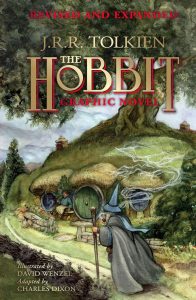 Okładka powieści graficznej „Hobbit" 