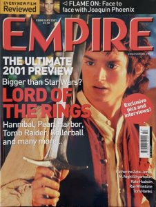 Empire 2001 Okładka magazynu Empire z roku 2001